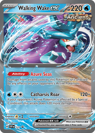 Walking Wake ex - Scarlet & Violet Black Star Promos 127