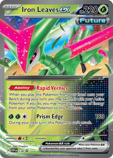 Iron Leaves ex - Scarlet & Violet Black Star Promos 128