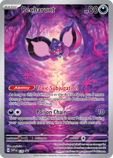 Pecharunt - Scarlet & Violet Black Star Promos 129