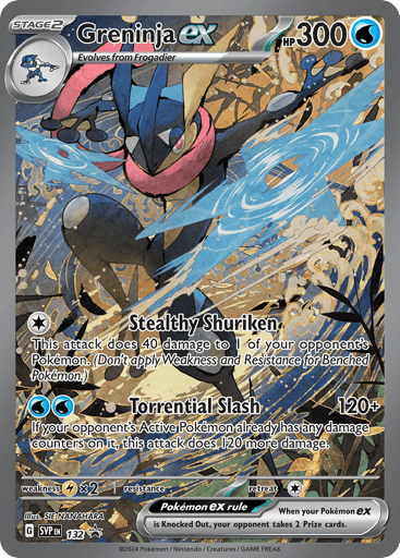 Greninja ex - Scarlet & Violet Black Star Promos 132