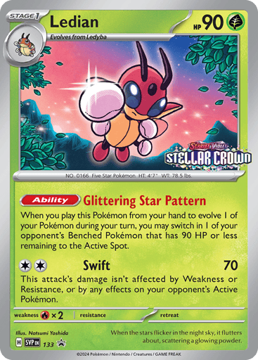 Ledian - Scarlet & Violet Black Star Promos 133