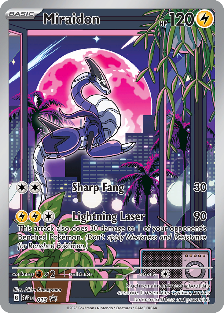 Miraidon – Scarlet & Violet Black Star Promos 013 Pokémon card