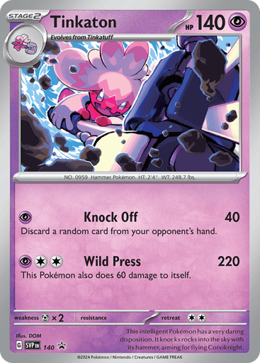 Tinkaton - Scarlet & Violet Black Star Promos 140