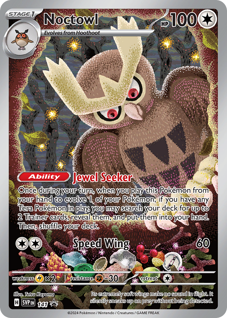 Noctowl – Scarlet & Violet Black Star Promos 141 Pokémon card