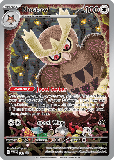 Noctowl - Scarlet & Violet Black Star Promos 141