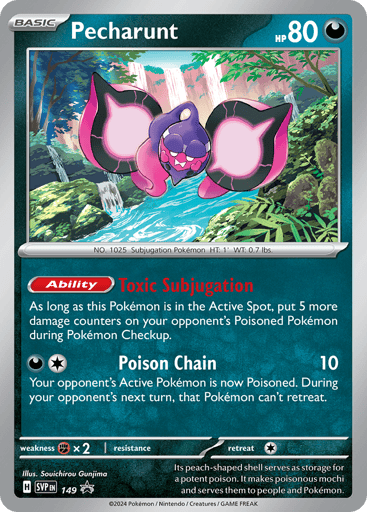 Pecharunt - Scarlet & Violet Black Star Promos 149