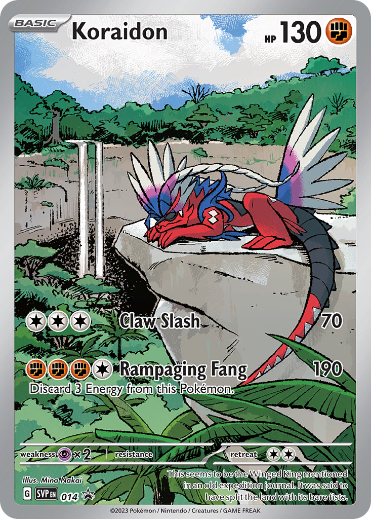 Koraidon – Scarlet & Violet Black Star Promos 014 Pokémon card