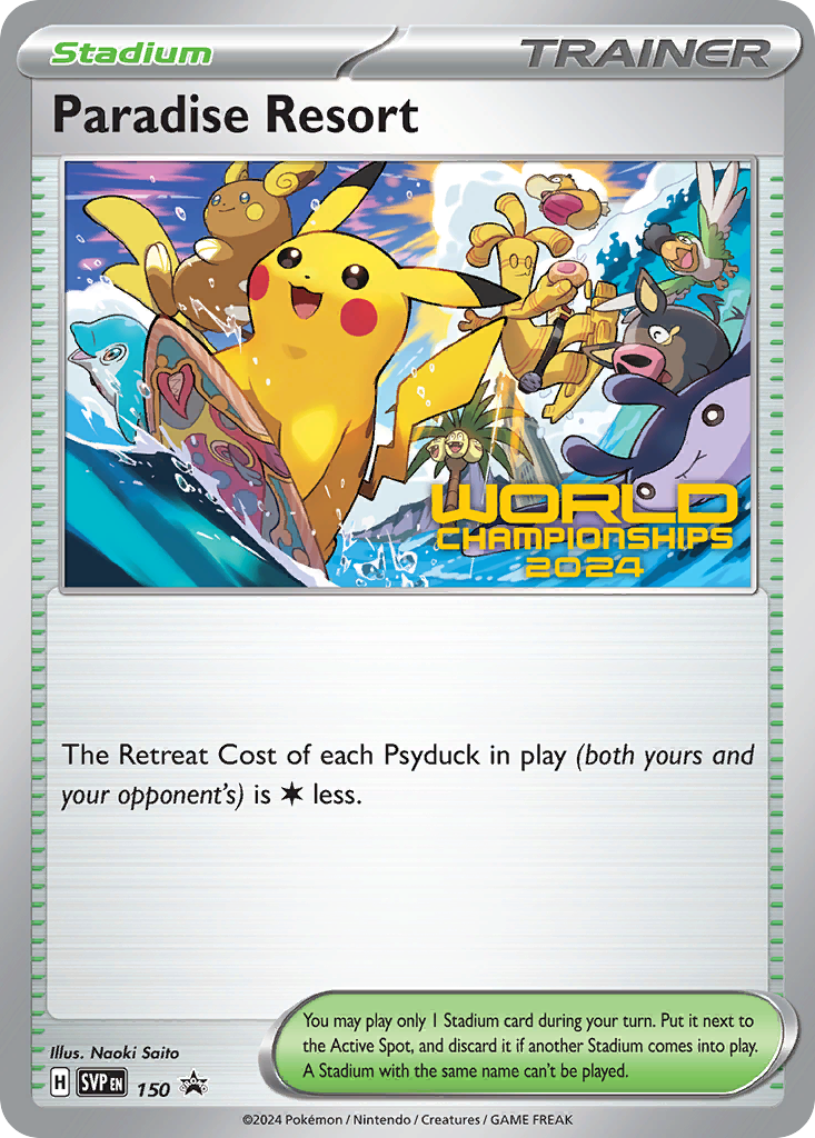 Paradise Resort – Scarlet & Violet Black Star Promos 150 Pokémon card
