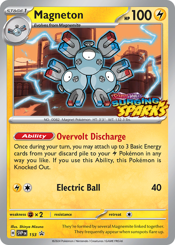 Magneton – Scarlet & Violet Black Star Promos 153 Pokémon card