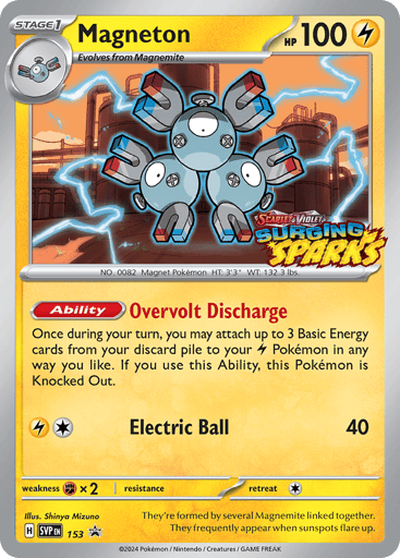 Magneton - Scarlet & Violet Black Star Promos 153