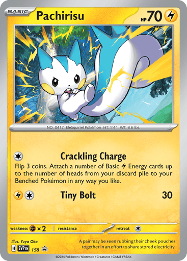Pachirisu - Scarlet & Violet Black Star Promos 158