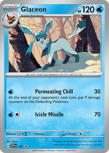 Glaceon - Scarlet & Violet Black Star Promos 171