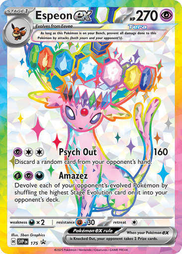 Espeon ex - Scarlet & Violet Black Star Promos 175