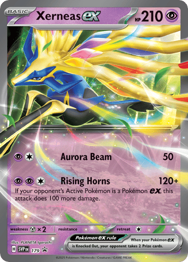 Xerneas ex - Scarlet & Violet Black Star Promos 179