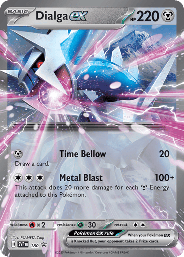 Dialga ex - Scarlet & Violet Black Star Promos 180