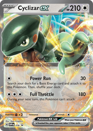 Cyclizar ex - Scarlet & Violet Black Star Promos 18