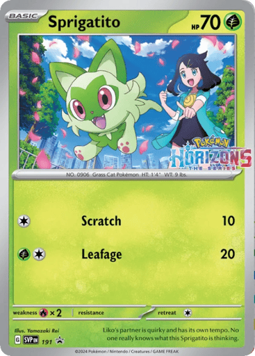Sprigatito - Scarlet & Violet Black Star Promos 191