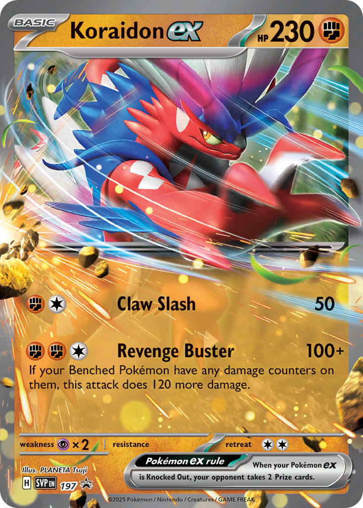Koraidon ex – Scarlet & Violet Black Star Promos 197 Pokémon card