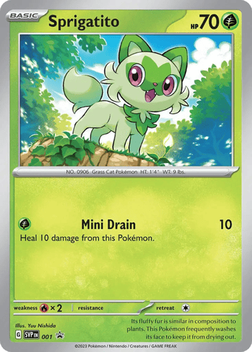Sprigatito - Scarlet & Violet Black Star Promos 1