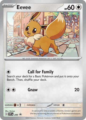 Eevee - Scarlet & Violet Black Star Promos 200