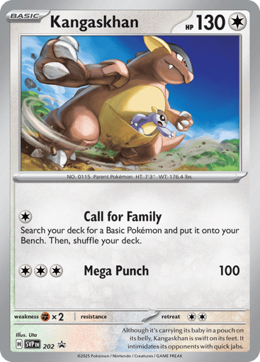 Kangaskhan - Scarlet & Violet Black Star Promos 202