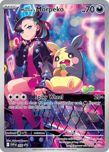 Marnie's Morpeko - Scarlet & Violet Black Star Promos 206