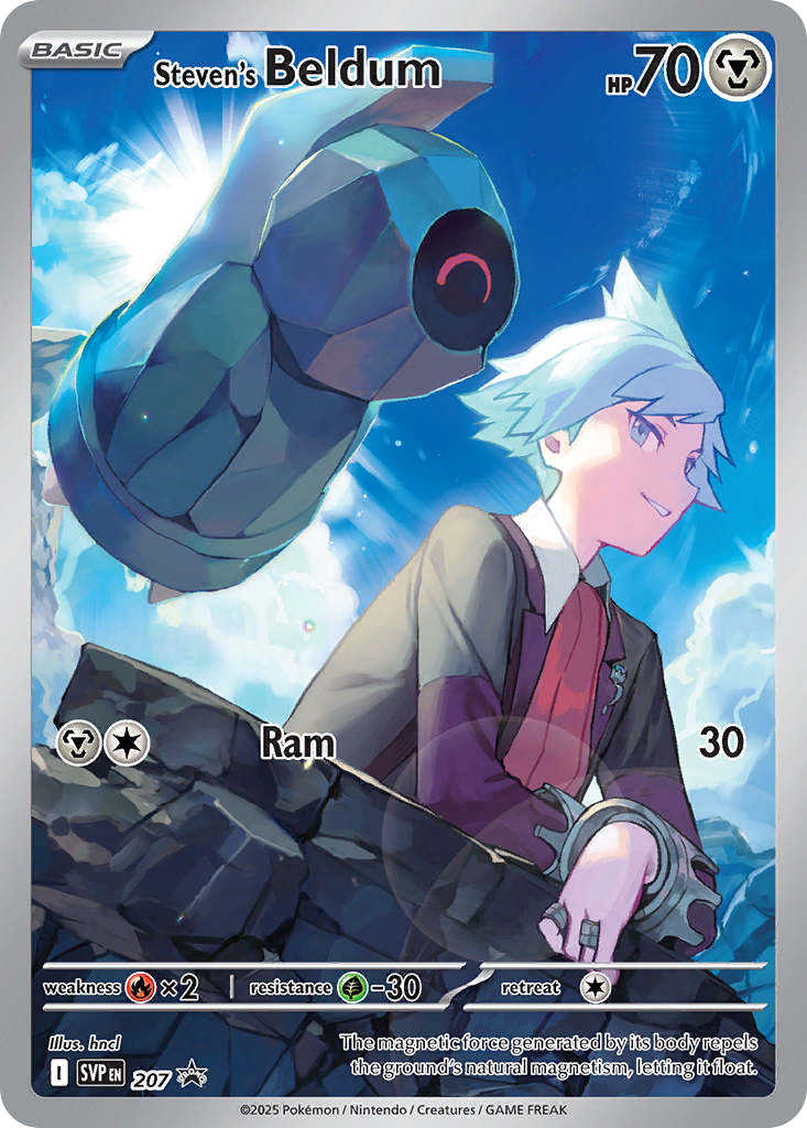 Steven's Beldum – Scarlet & Violet Black Star Promos 207 Pokémon card