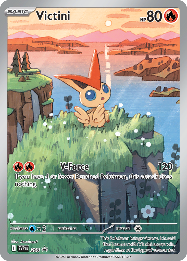 Victini – Scarlet & Violet Black Star Promos 208 Pokémon card
