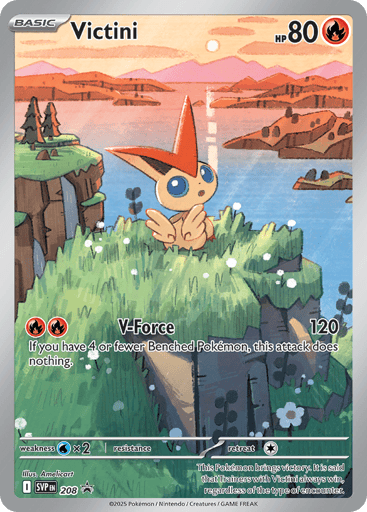 Victini - Scarlet & Violet Black Star Promos 208