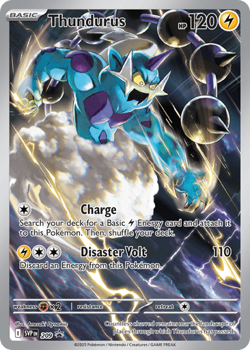 Thundurus - Scarlet & Violet Black Star Promos 209