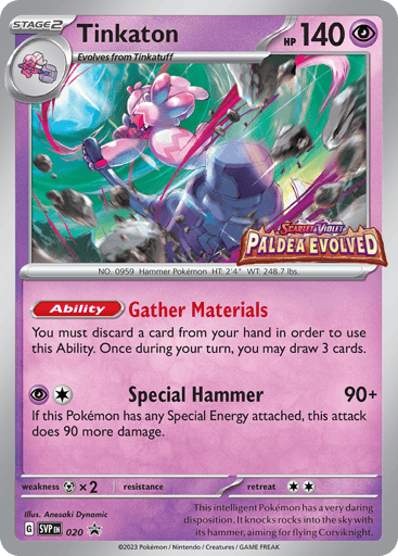 Tinkaton - Scarlet & Violet Black Star Promos 20