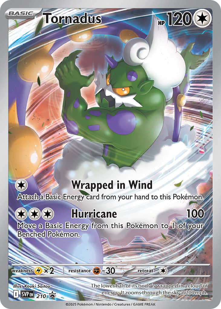 Tornadus – Scarlet & Violet Black Star Promos 210 Pokémon card