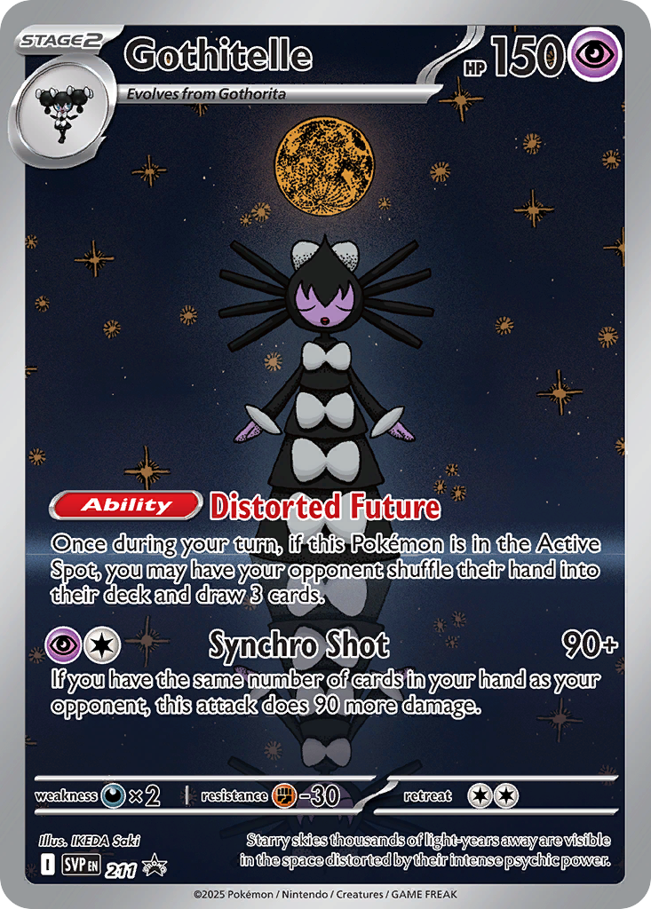 Gothitelle – Scarlet & Violet Black Star Promos 211 Pokémon card