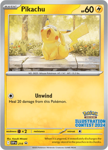Pikachu - Scarlet & Violet Black Star Promos 214