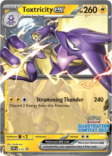 Toxtricity ex - Scarlet & Violet Black Star Promos 215