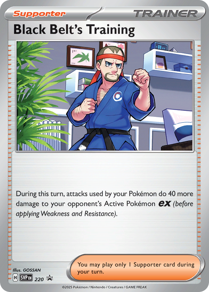 Black Belt's Training – Scarlet & Violet Black Star Promos 220 Pokémon card