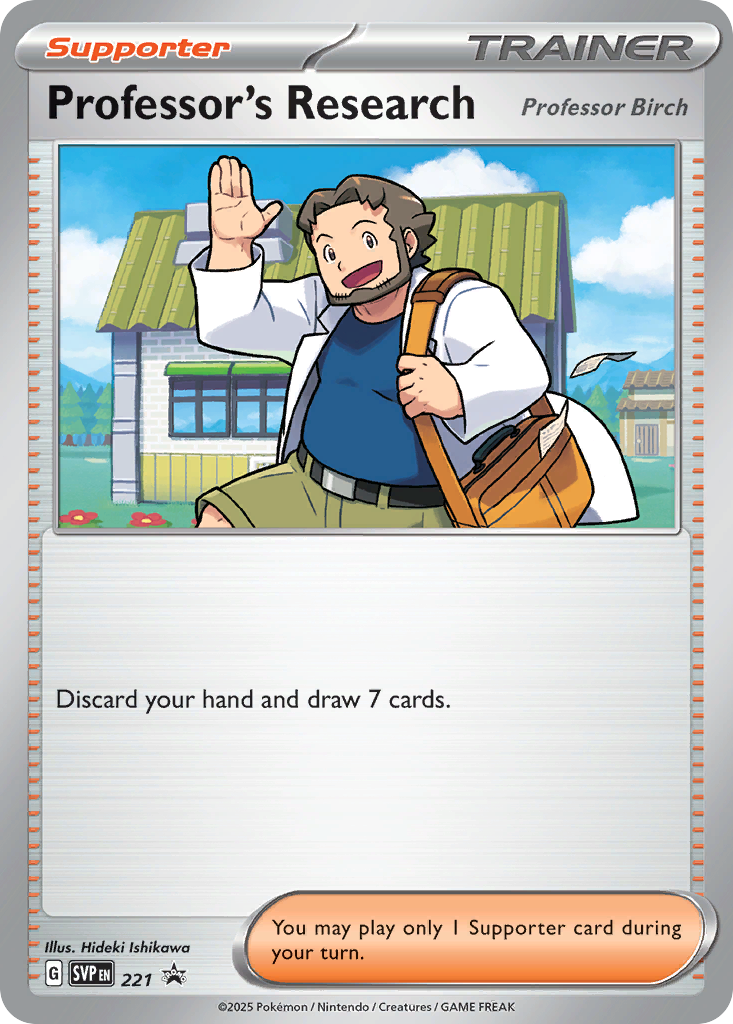Professor's Research – Scarlet & Violet Black Star Promos 221 Pokémon card