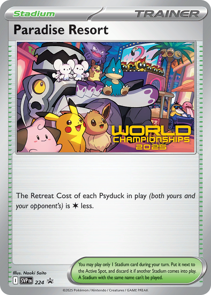 Paradise Resort – Scarlet & Violet Black Star Promos 224 Pokémon card