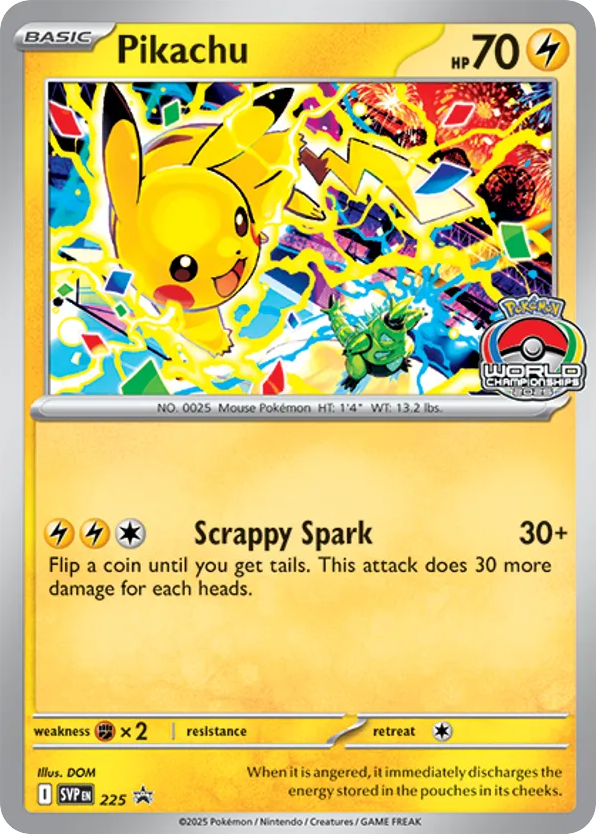 Pikachu – Scarlet & Violet Black Star Promos 225 Pokémon card