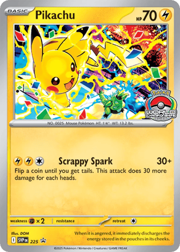 Pikachu - Scarlet & Violet Black Star Promos 225