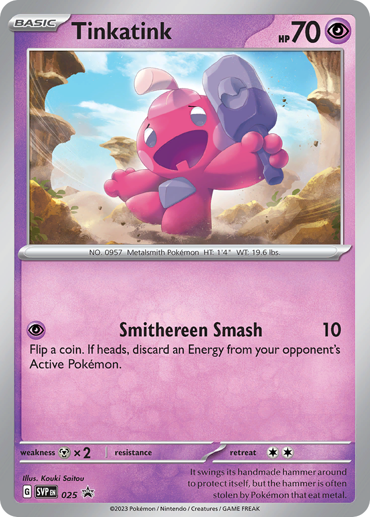 Tinkatink – Scarlet & Violet Black Star Promos 025 Pokémon card
