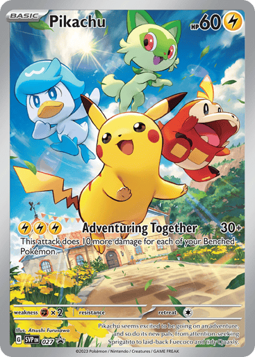 Pikachu - Scarlet & Violet Black Star Promos 27