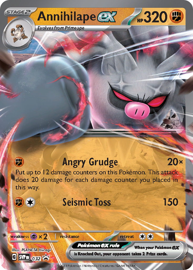 Annihilape ex – Scarlet & Violet Black Star Promos 032 Pokémon card