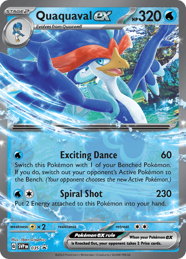Quaquaval ex - Scarlet & Violet Black Star Promos 35