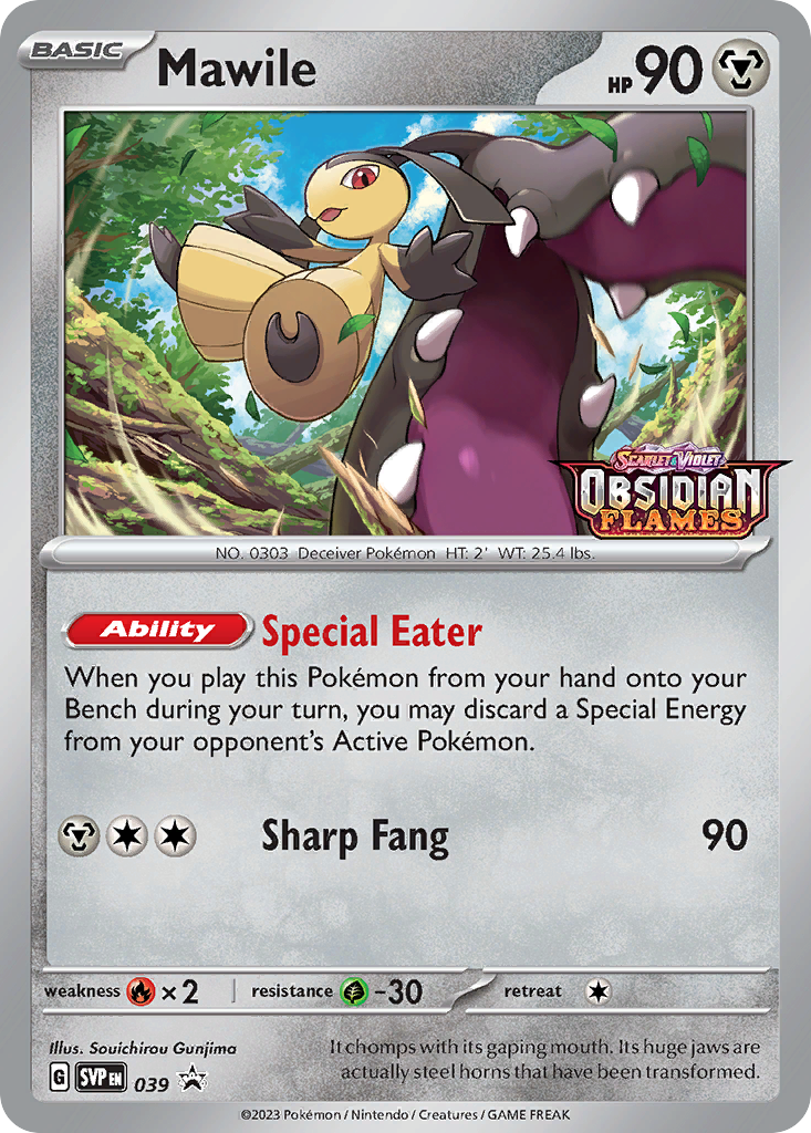 Mawile – Scarlet & Violet Black Star Promos 039 Pokémon card