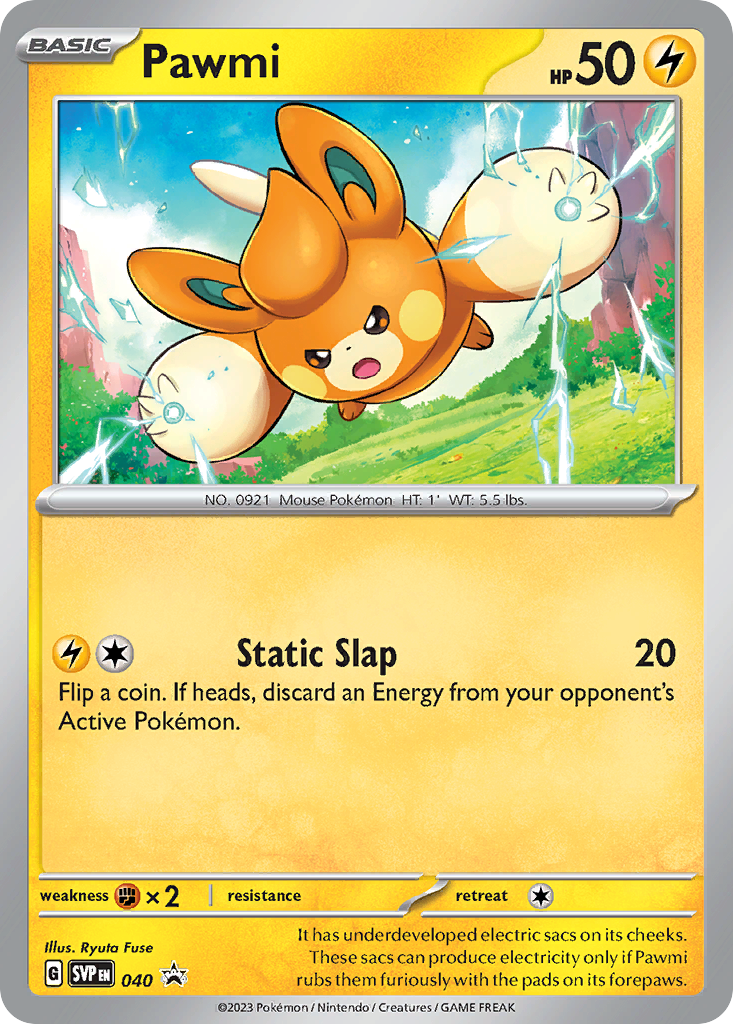 Pawmi – Scarlet & Violet Black Star Promos 040 Pokémon card