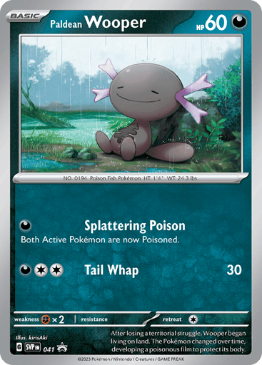 Paldean Wooper - Scarlet & Violet Black Star Promos 41