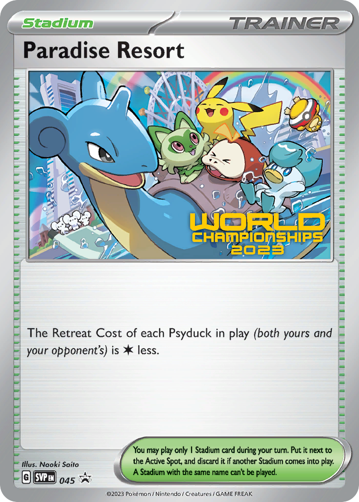 Paradise Resort – Scarlet & Violet Black Star Promos 045 Pokémon card