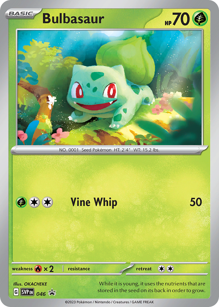 Bulbasaur – Scarlet & Violet Black Star Promos 046 Pokémon card