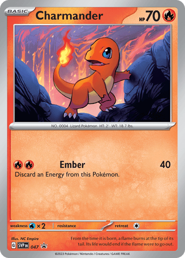 Charmander - Scarlet & Violet Black Star Promos 47